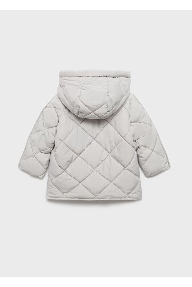 Kapüşonlu kapitone anorak - 2