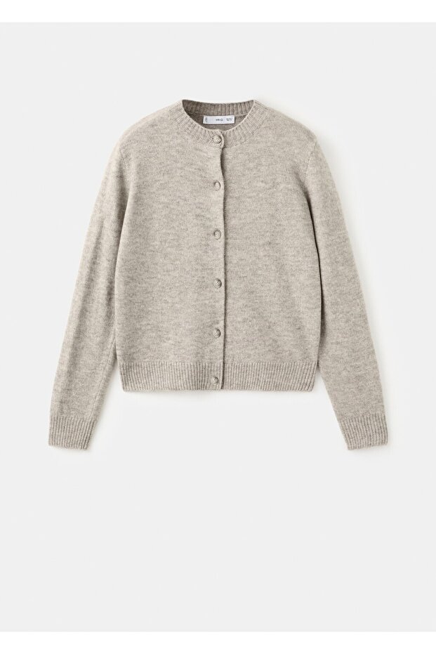 Triko düğmeli hırka - 3