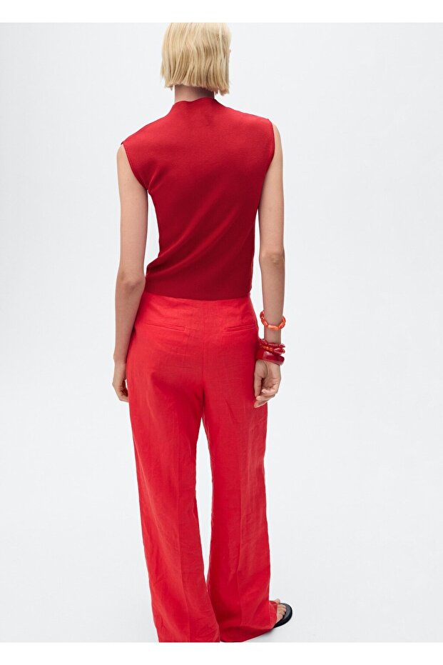 Perkins yaka triko bluz - 4