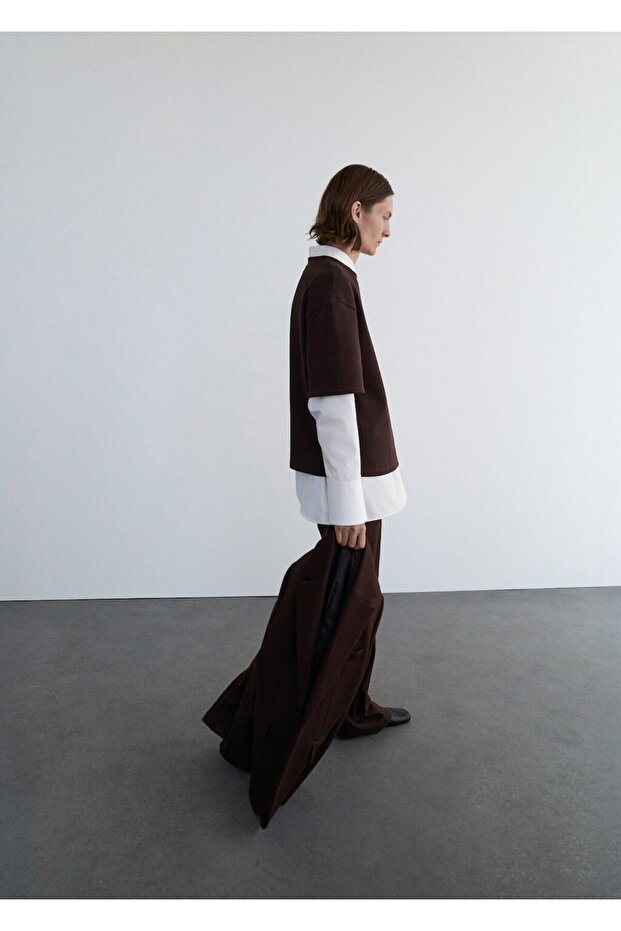 Oversize pamuklu tişört - 2