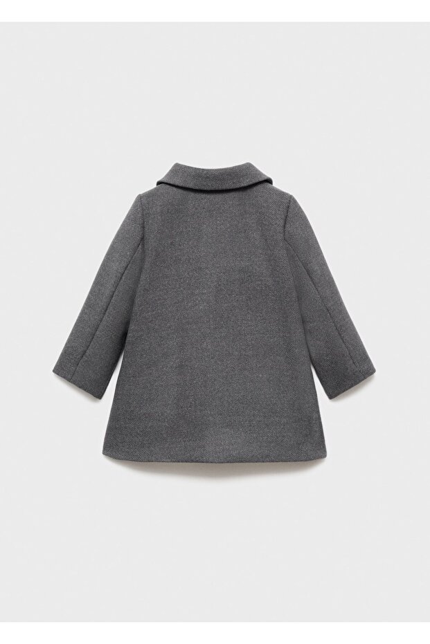 Midi kumaş palto - 3