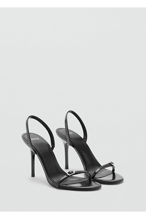 Thin Heel Buckle Stiletto Sandals