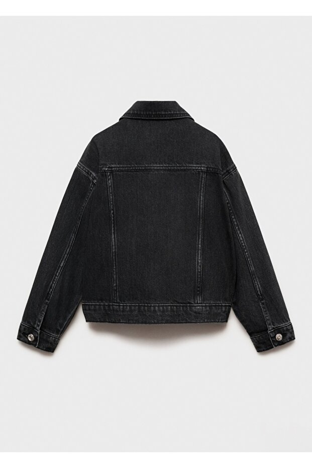 Klasik denim ceket - 4