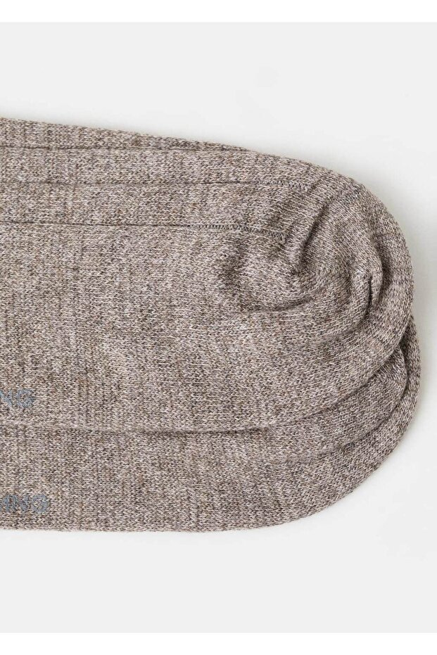 Pamuklu ribana çorap - 3