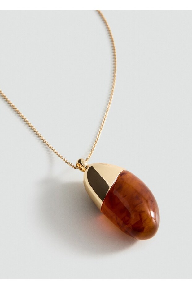 Reçine uçlu kolye - 1