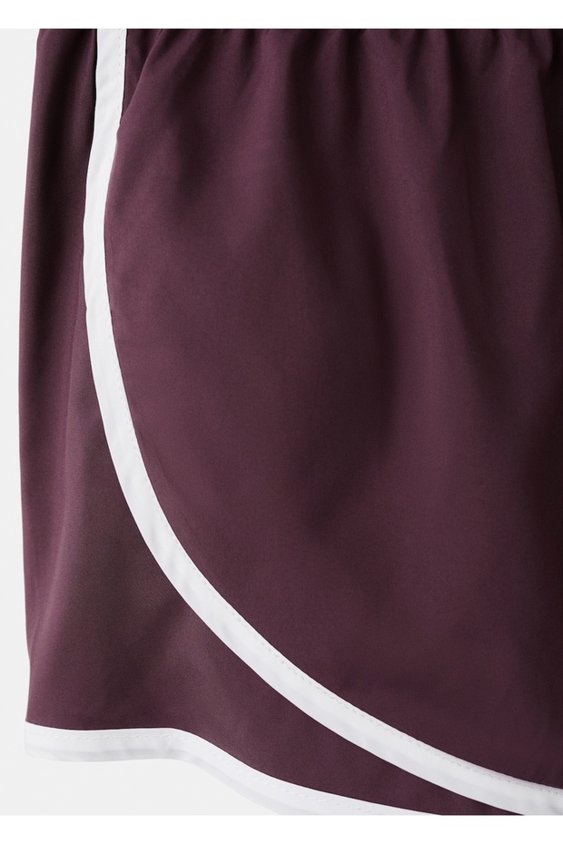 Kontrast çizgili şort - 5