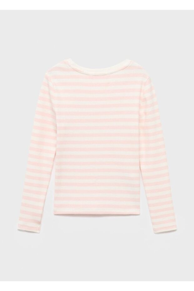 Gestreiftes Basic-T-Shirt - 4