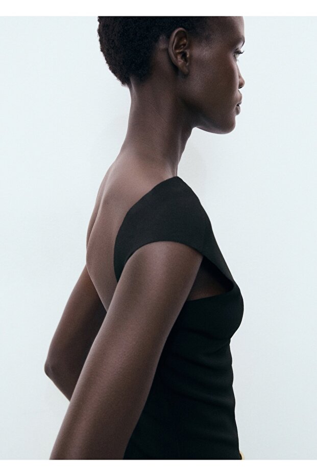 Sırtı açık bluz - 6