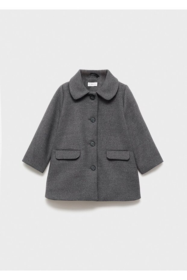 Midi kumaş palto - 2