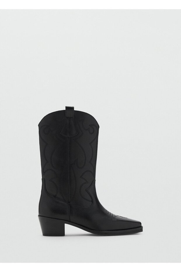 Kovboy tarz deri bot - 2