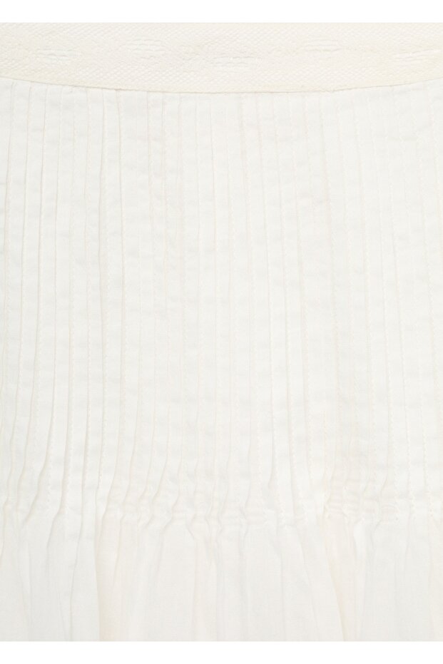 Pamuklu dantel etek - 7