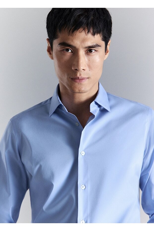 Comfort stretch non-iron gömlek - 6