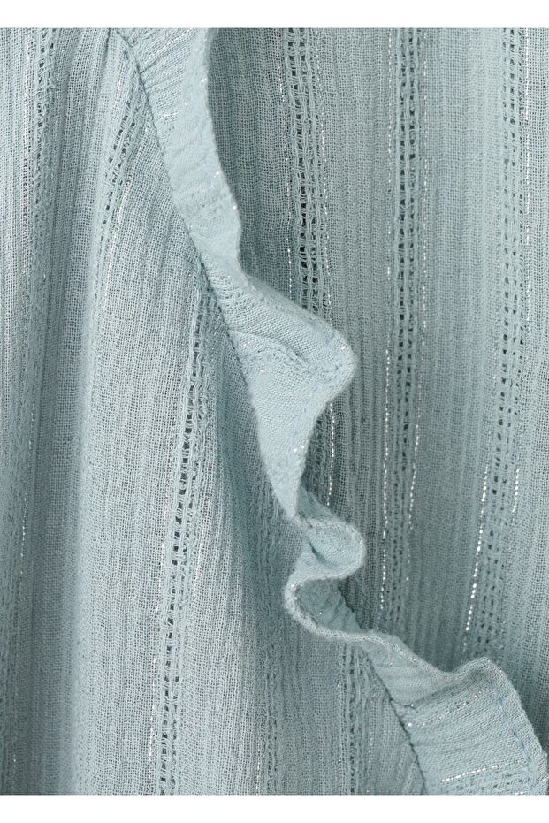 Volanlı lureks bluz - 7