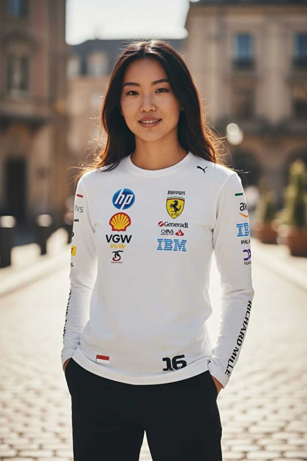 Formula 1 Sponsor Long Sleeve T-Shirt Collection | F1 Team Logo Printed | Racing Style T-Shirt