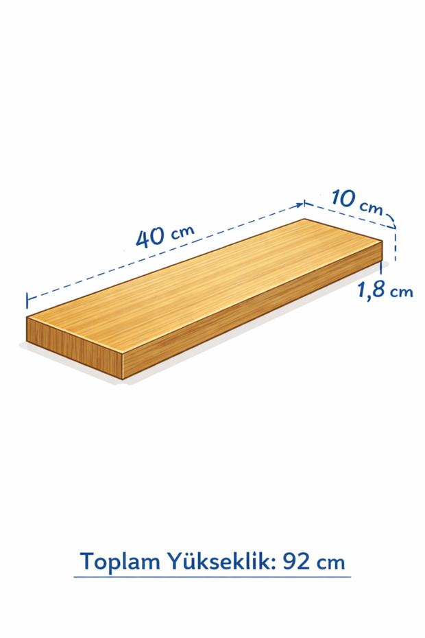DEKORATİF DUVAR RAFI - 4