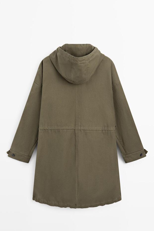 Uzun pamuklu parka - 8