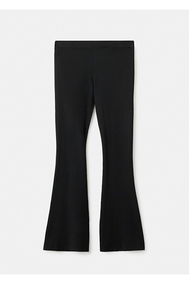 İspanyol paçalı fitilli pantolon - 3