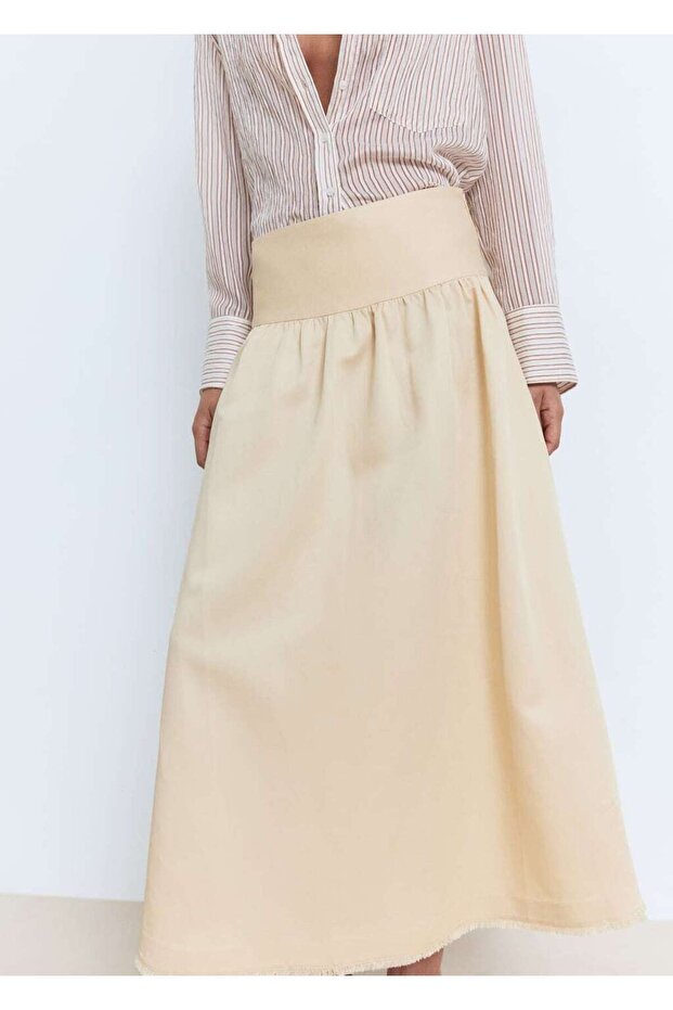 Püsküllü midi etek uçları - 7