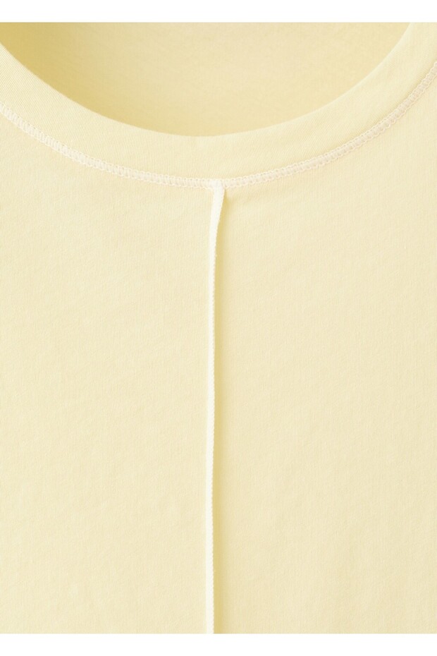 Pamuklu dikişli tişört - 5