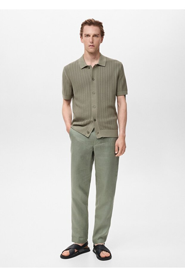 %100 pamuklu üste oturan gömlek - 2