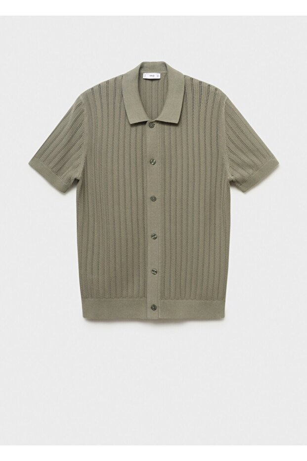 %100 pamuklu üste oturan gömlek - 3