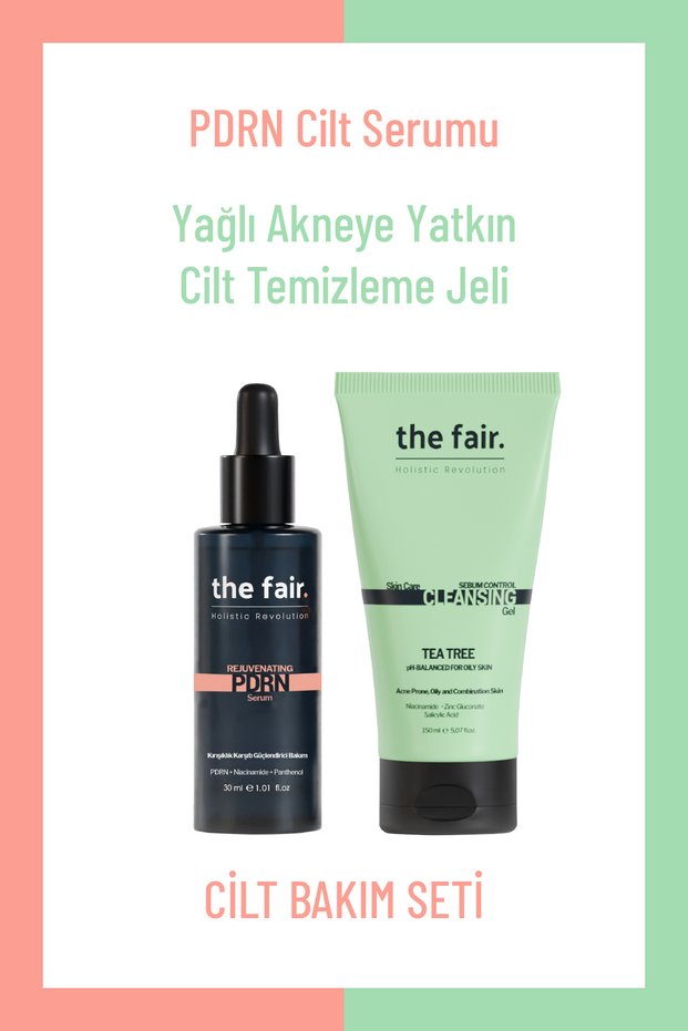 Rejuvenating Pdrn (Salmon Dna) Serum 30 ml Skin Serum and Tea Tree and Salicylic Acid Gel