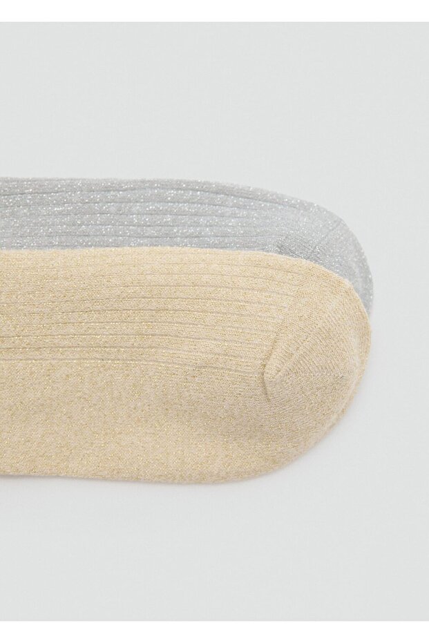 2'li fitilli simli çorap seti - 4