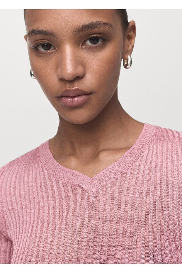 Kısa kollu simli kazak - 6