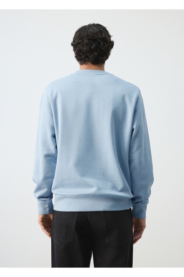 Regular kesim %100 pamuklu sweatshirt - 4