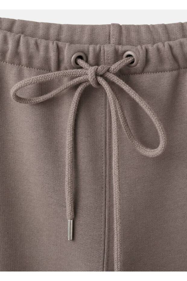 Beli elastik pamuklu pantolon - 8