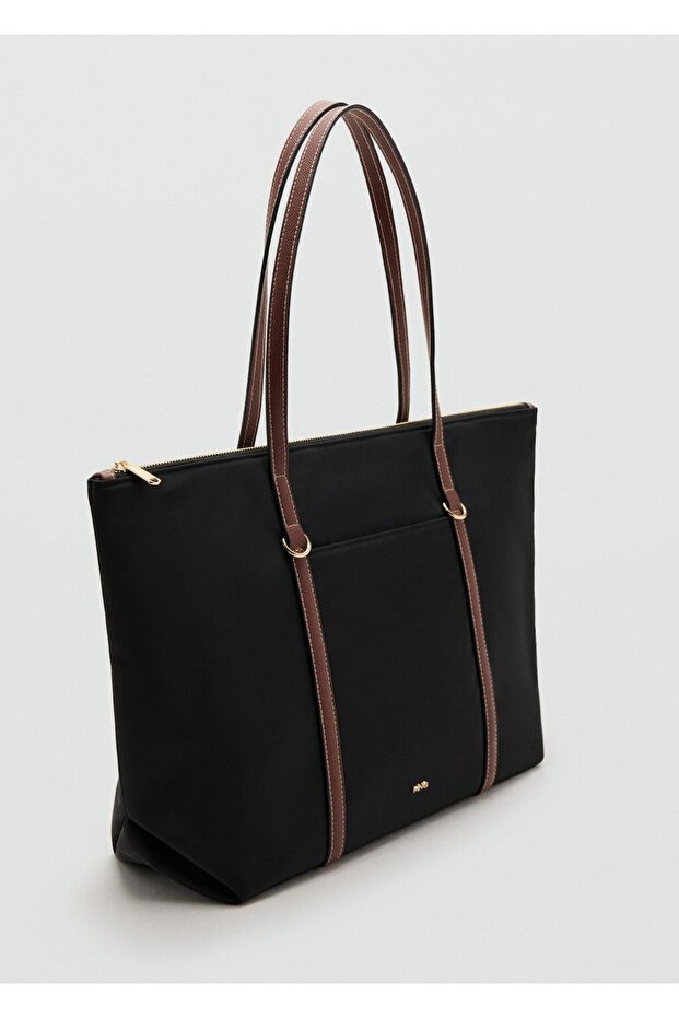 Çift saplı shopper çanta - 1