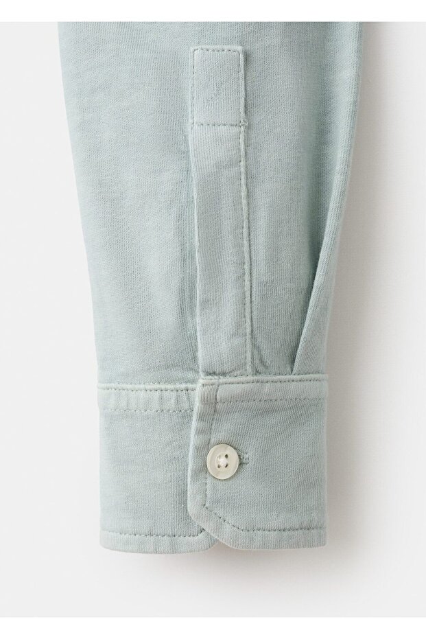 Pamuklu basic polo tişört - 5