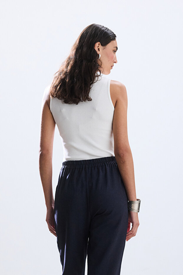 EKRU FİTİLLİ ÜST - 7