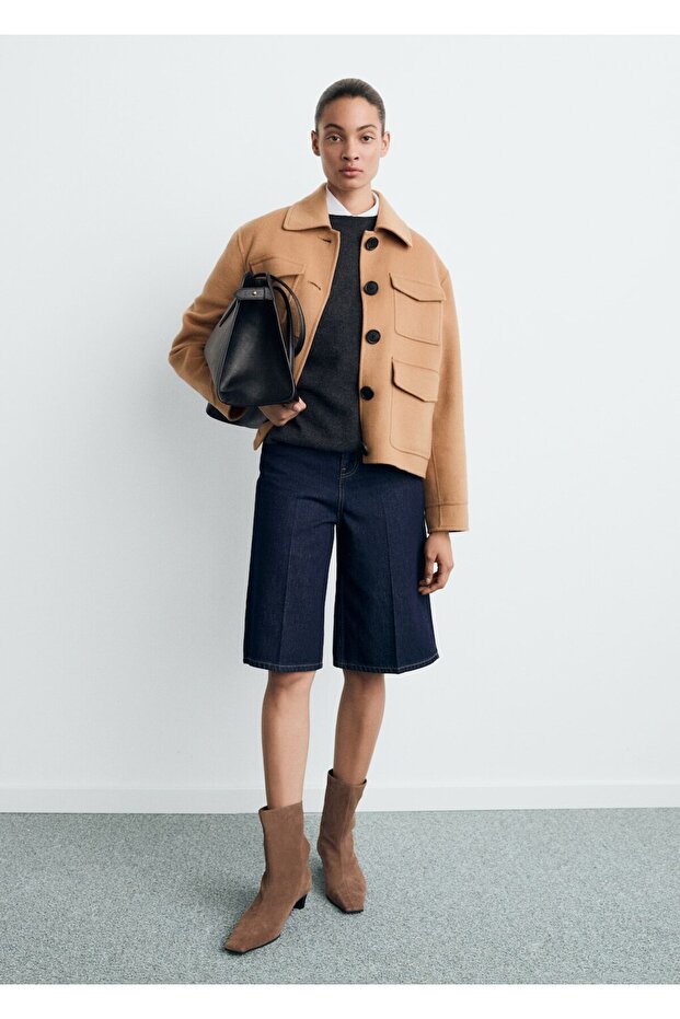 Cepli yün ceket - 2