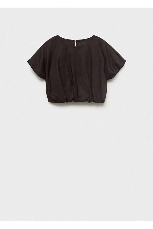 Rami crop balon bluz - 3