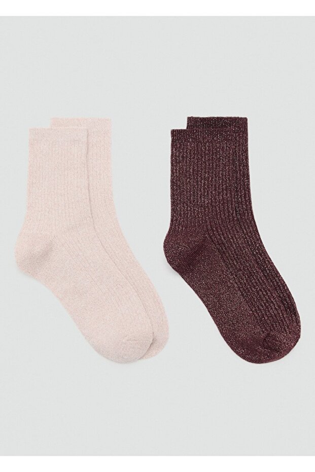 2'li fitilli simli çorap seti - 2
