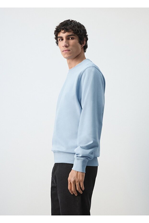 Regular kesim %100 pamuklu sweatshirt - 7