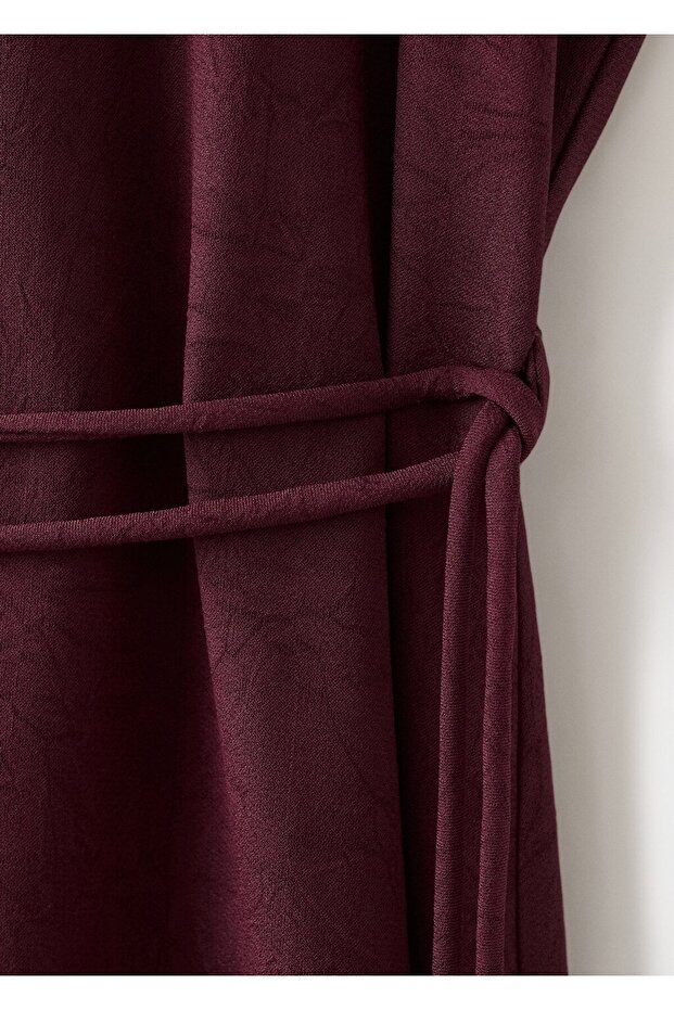 Kemer detaylı elbise - 7