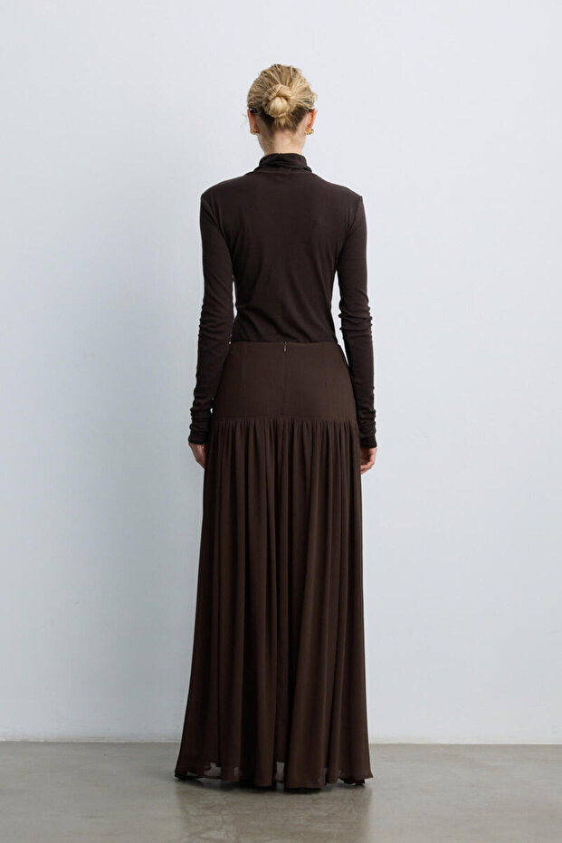 FUSTA LUNGĂ CU CORSET MARO - 7