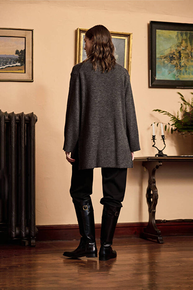 ANTRASİT SOFT KAZAK - 7