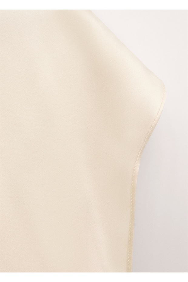 %100 ipek fular yaka bluz - 8