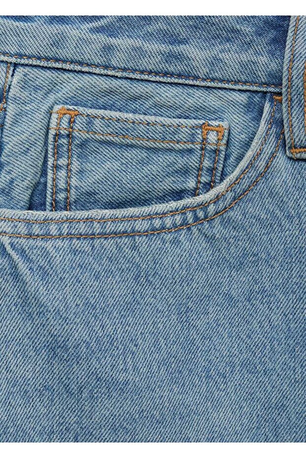 Kısa denim etek - 5