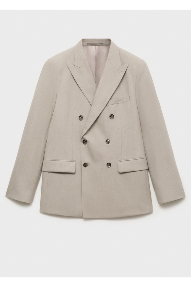 Slim fit Monaco kruvaze blazer ceket - 3