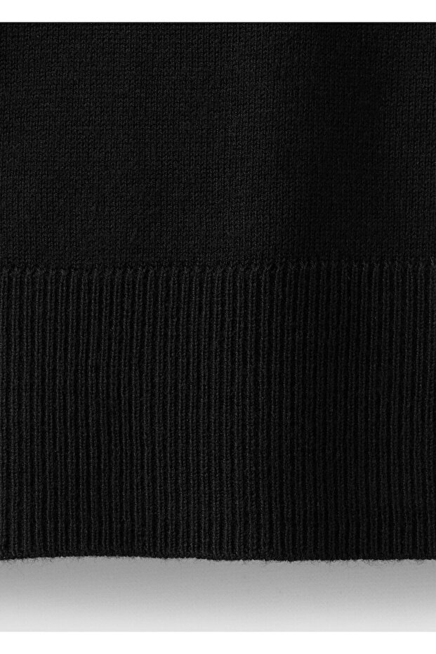 Boğazlı örgü kazak - 3