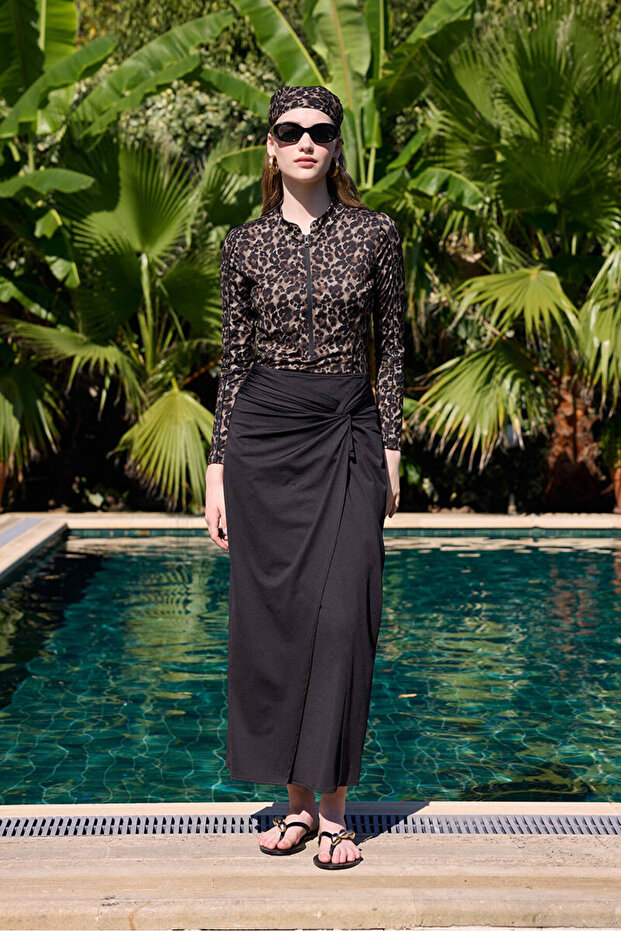 LEOPAR DESENLİ SURF MAYO - 8