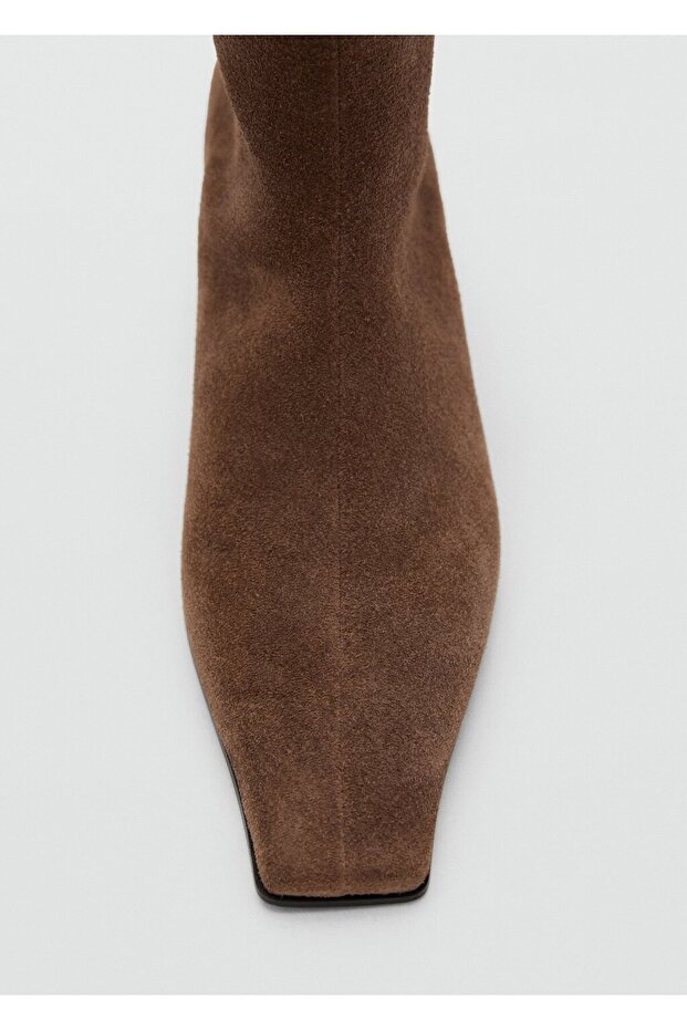 Süet deri yarım bot - 4