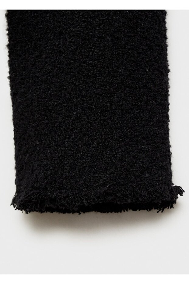 Düğmeleri taşlı tüvit ceket - 5