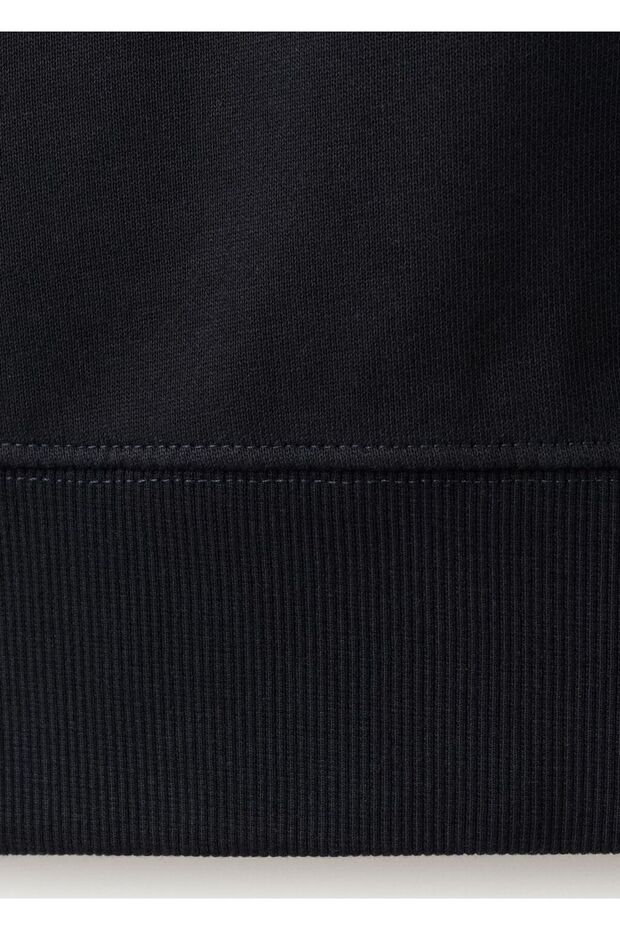 Regular kesim %100 pamuklu sweatshirt - 5