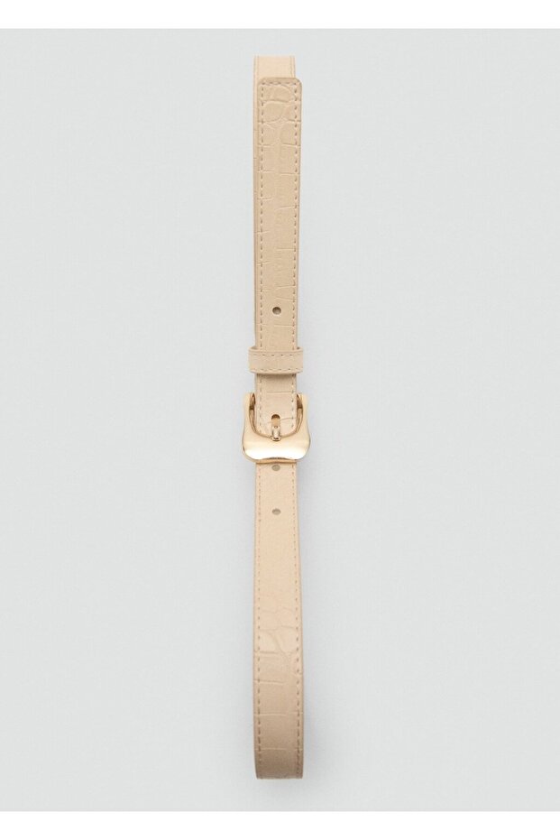 Timsah derisi görünümlü kemer - 4