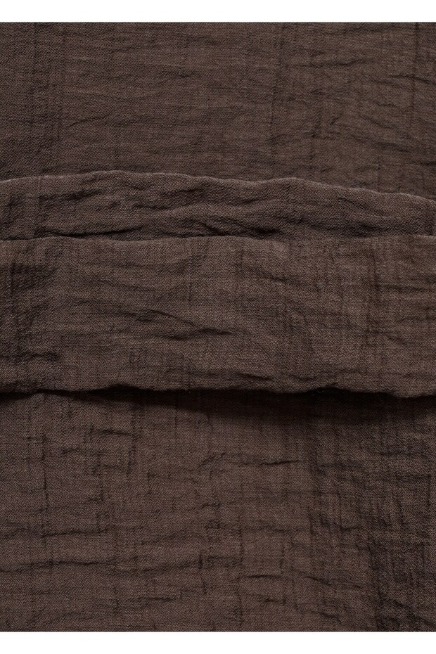 Beli lastikli lyocell pantolon - 5